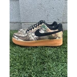 Authenticated Nike Realtree x Air Force 1 Low “Tan Camo” Sneaker 10.5 AO2441001